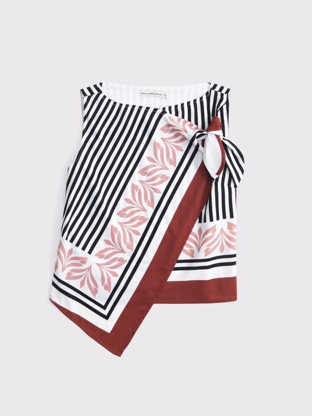 Abercrombie & Fitch Sleeveless Scarf Top — Size XS